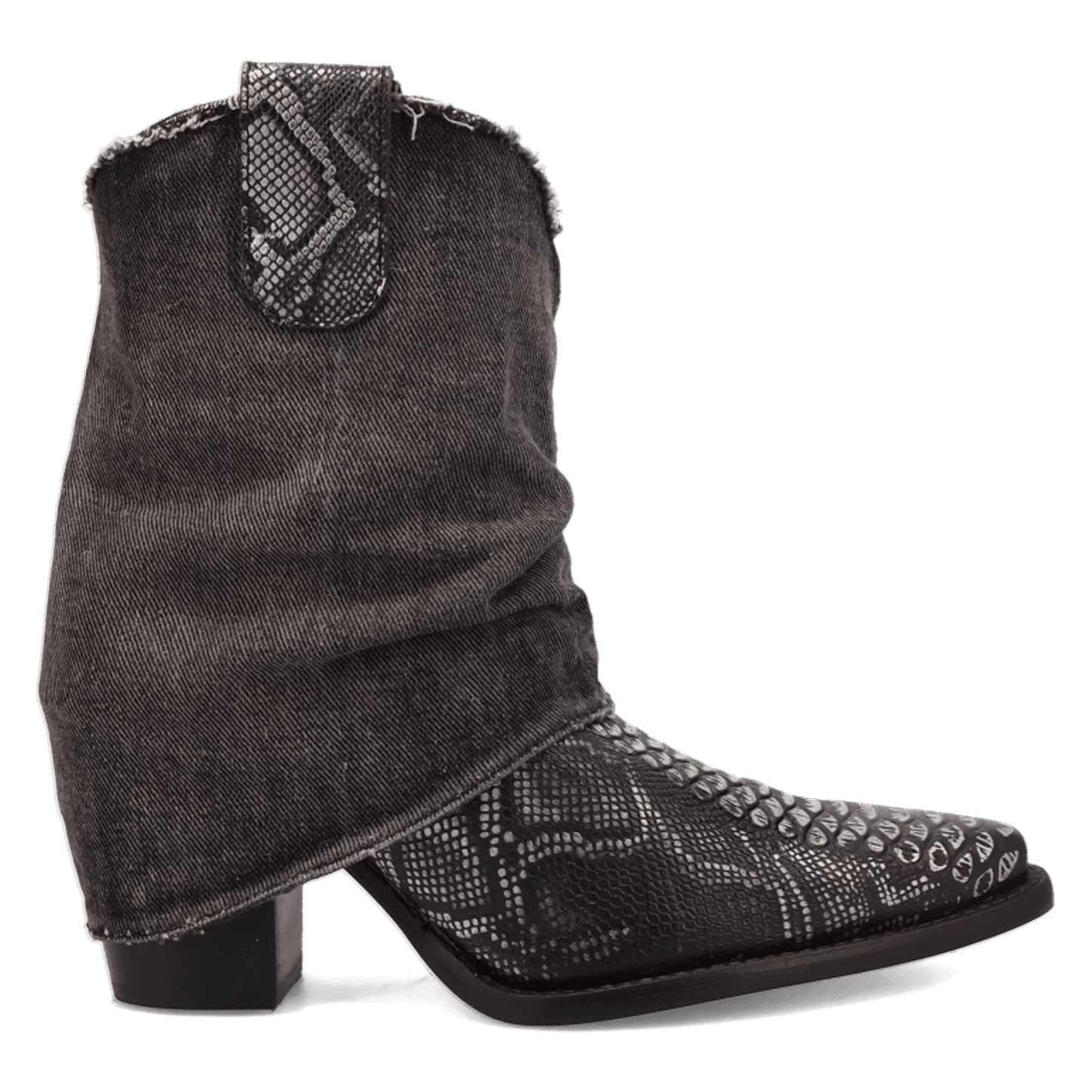 Dingo1969 DENIM DREAM LEATHER BOOTIE