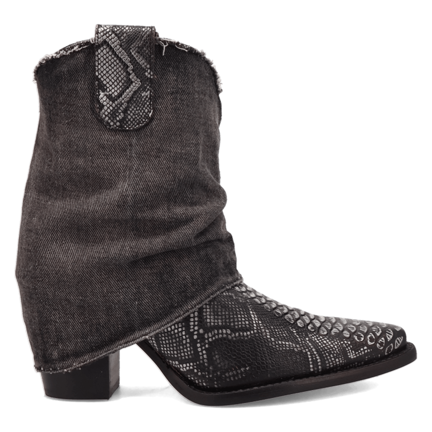 Dingo1969 DENIM DREAM LEATHER BOOTIE