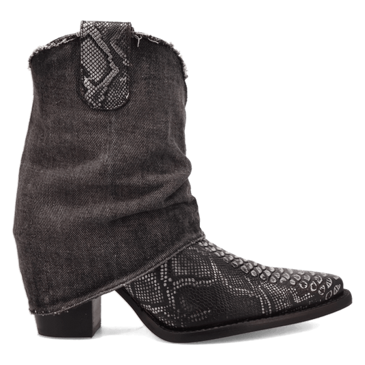 Dingo1969 DENIM DREAM LEATHER BOOTIE