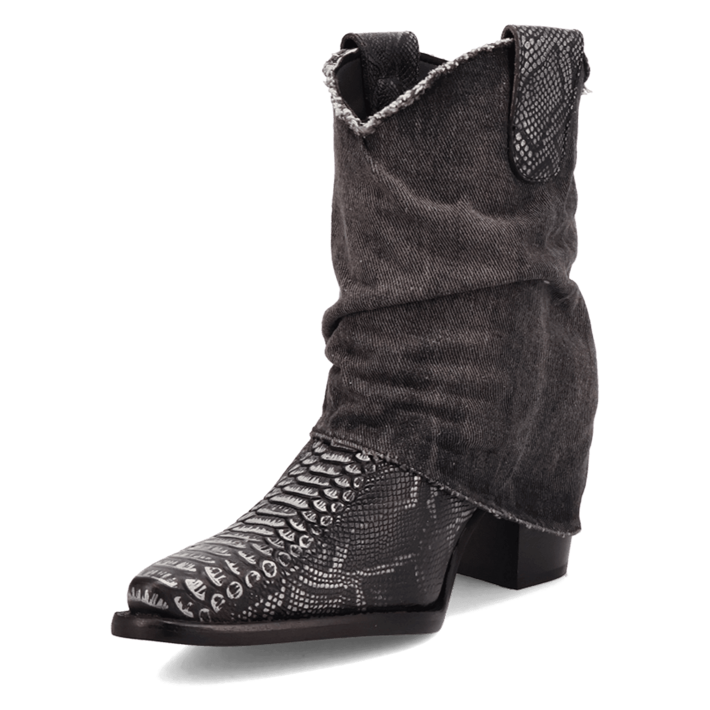 Dingo1969 DENIM DREAM LEATHER BOOTIE