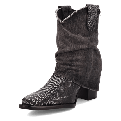Dingo1969 DENIM DREAM LEATHER BOOTIE