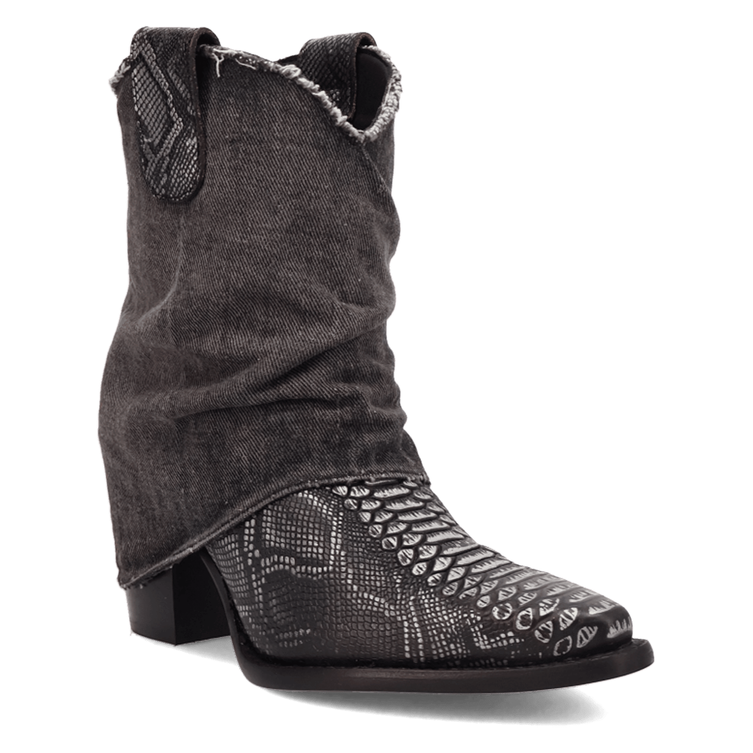 Dingo1969 DENIM DREAM LEATHER BOOTIE