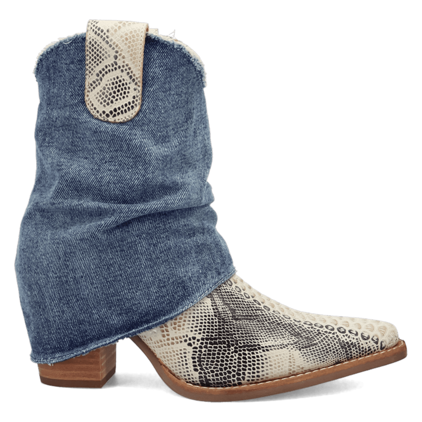 Dingo1969 DENIM DREAM LEATHER BOOTIE