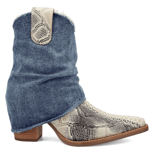 Dingo1969 DENIM DREAM LEATHER BOOTIE