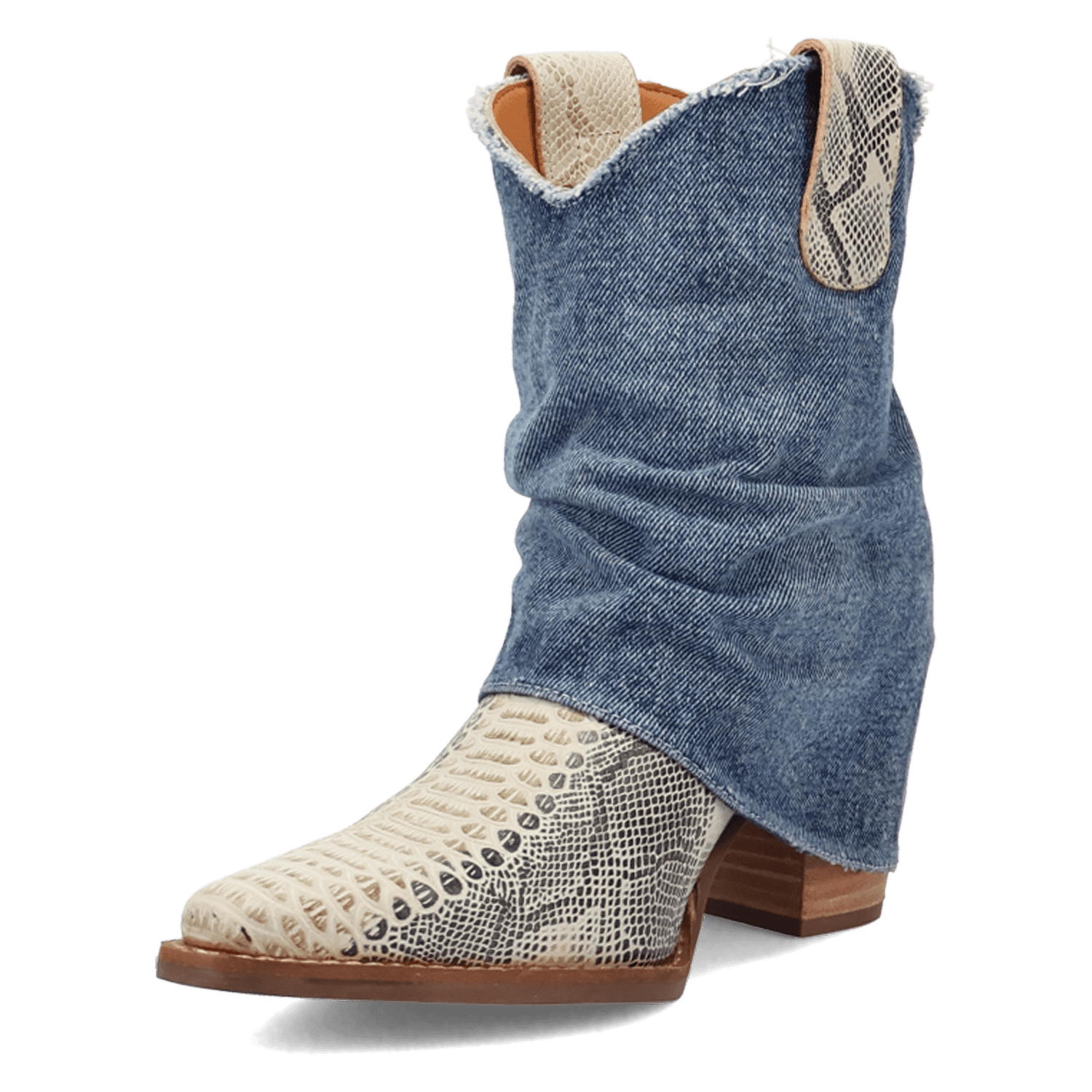 Dingo1969 DENIM DREAM LEATHER BOOTIE
