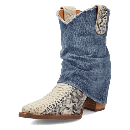 Dingo1969 DENIM DREAM LEATHER BOOTIE
