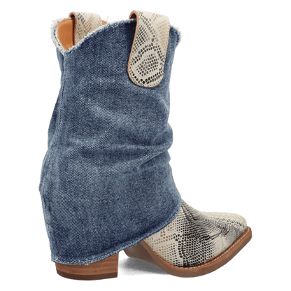 Dingo1969 DENIM DREAM LEATHER BOOTIE