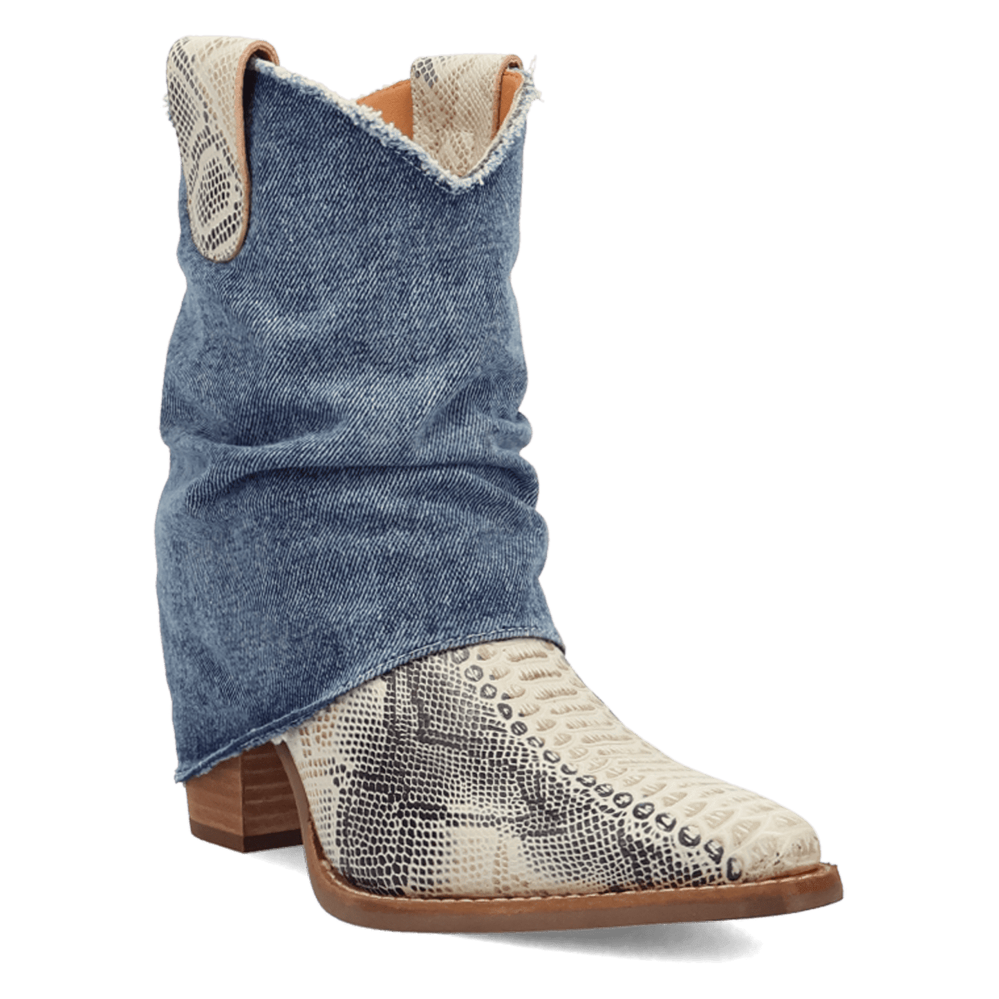 Dingo1969 DENIM DREAM LEATHER BOOTIE