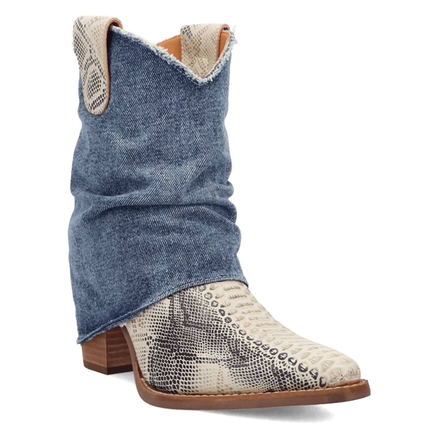 Dingo1969 DENIM DREAM LEATHER BOOTIE