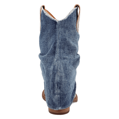 Dingo1969 DENIM DREAM LEATHER BOOTIE