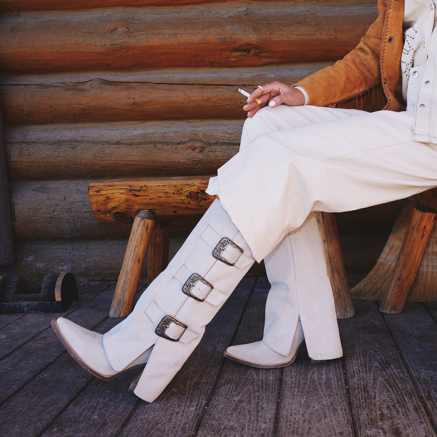 Dingo1969 BUCKLE BUNNY SUEDE LEATHER BOOT