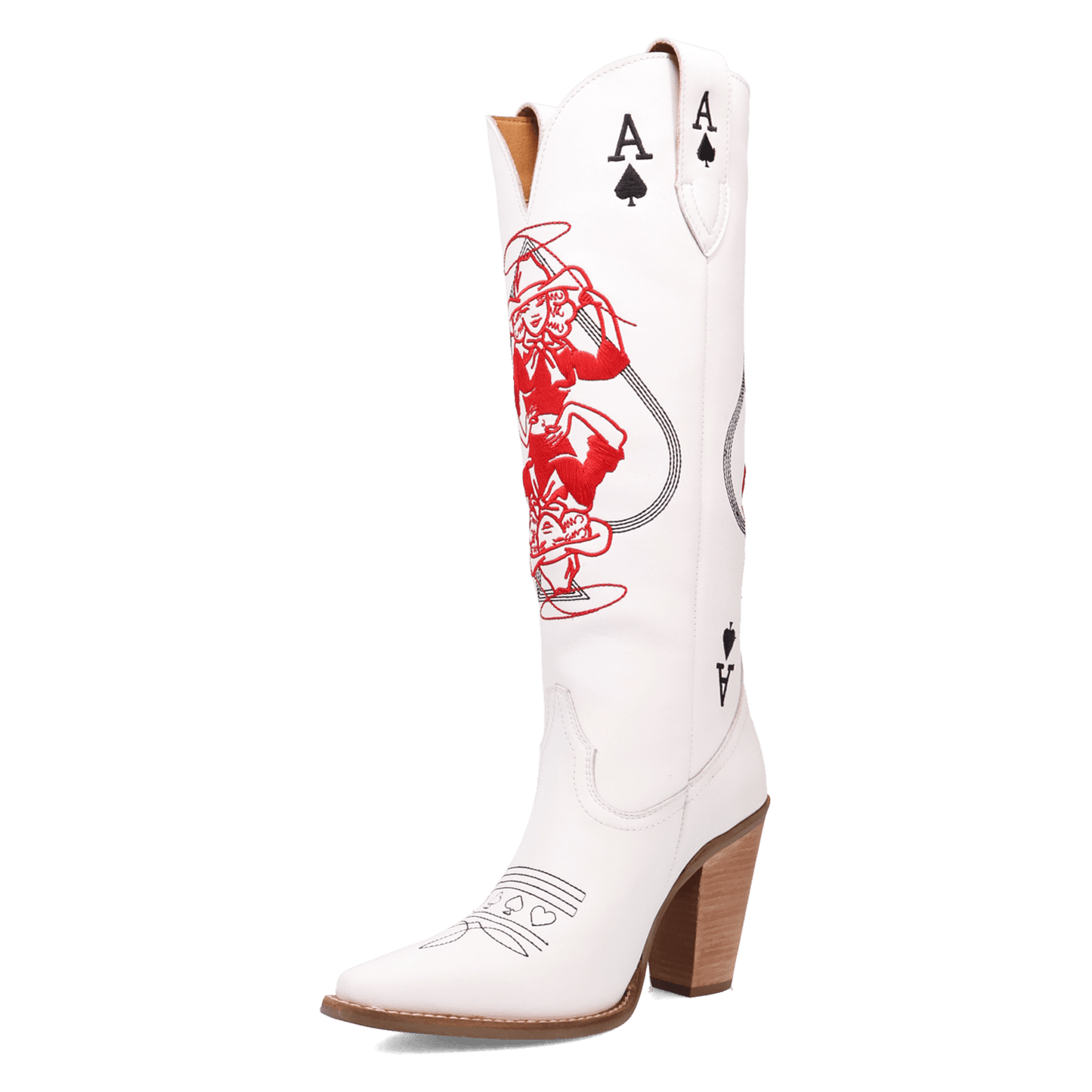 Dingo1969 ACE OF SPADES LEATHER BOOT