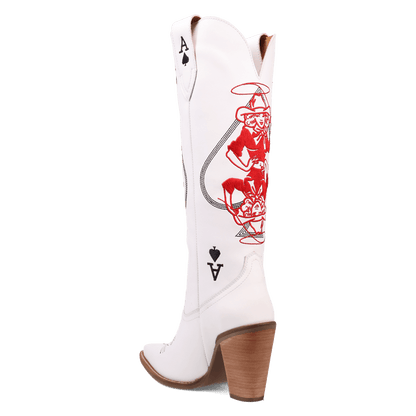 Dingo1969 ACE OF SPADES LEATHER BOOT