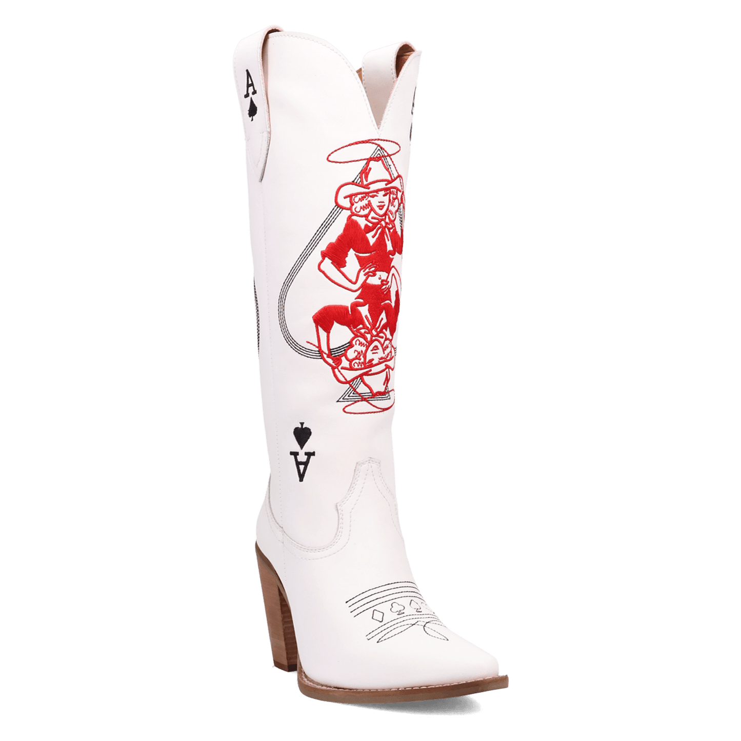 Dingo1969 ACE OF SPADES LEATHER BOOT