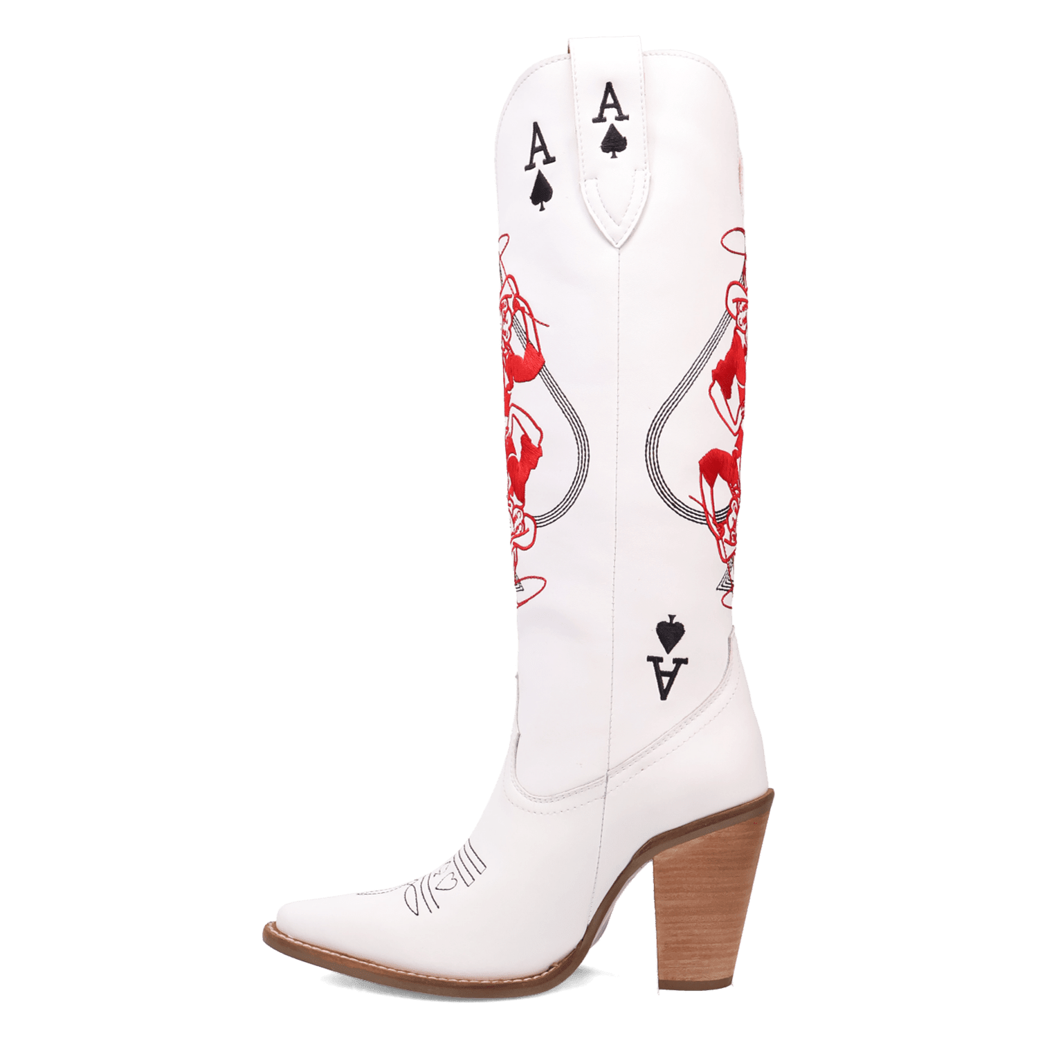 Dingo1969 ACE OF SPADES LEATHER BOOT