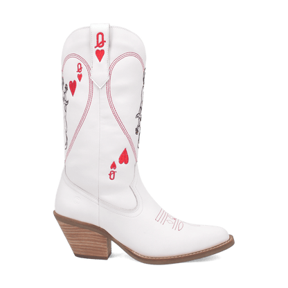 Dingo1969 QUEEN A HEARTS LEATHER BOOT