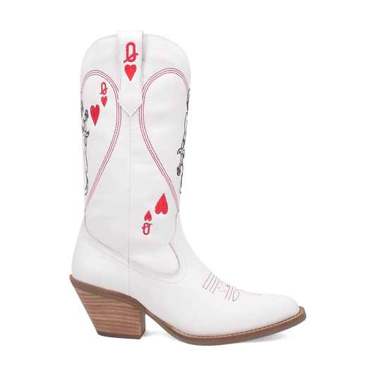 Dingo1969 QUEEN A HEARTS LEATHER BOOT