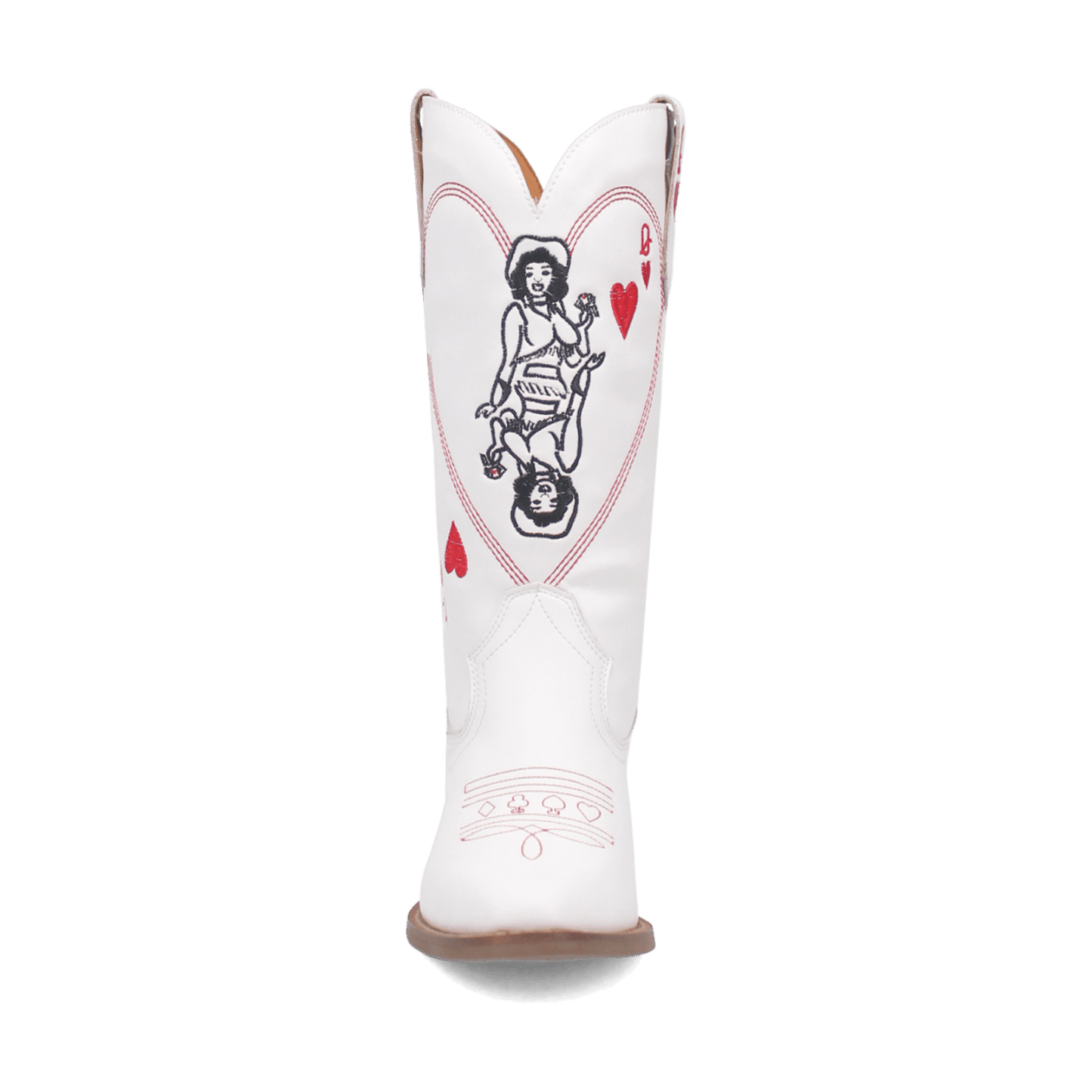 Dingo1969 QUEEN A HEARTS LEATHER BOOT
