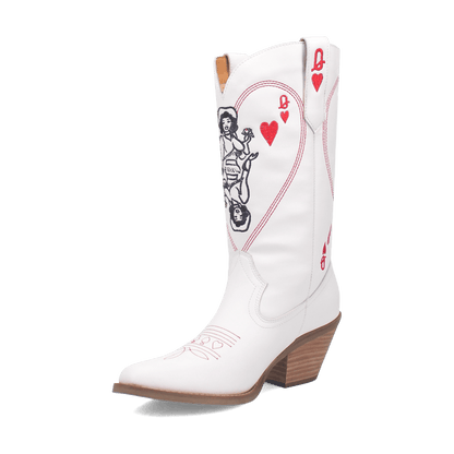 Dingo1969 QUEEN A HEARTS LEATHER BOOT