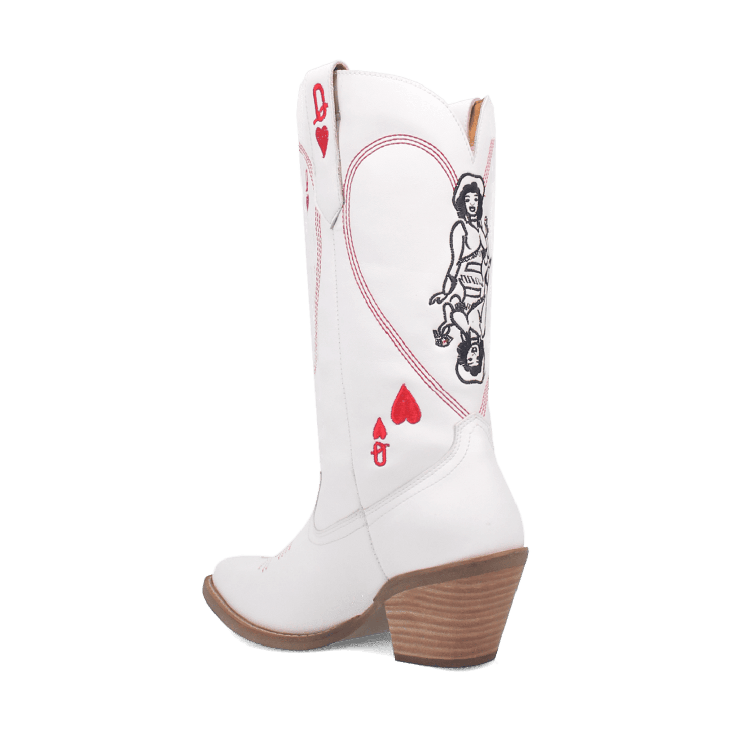 Dingo1969 QUEEN A HEARTS LEATHER BOOT