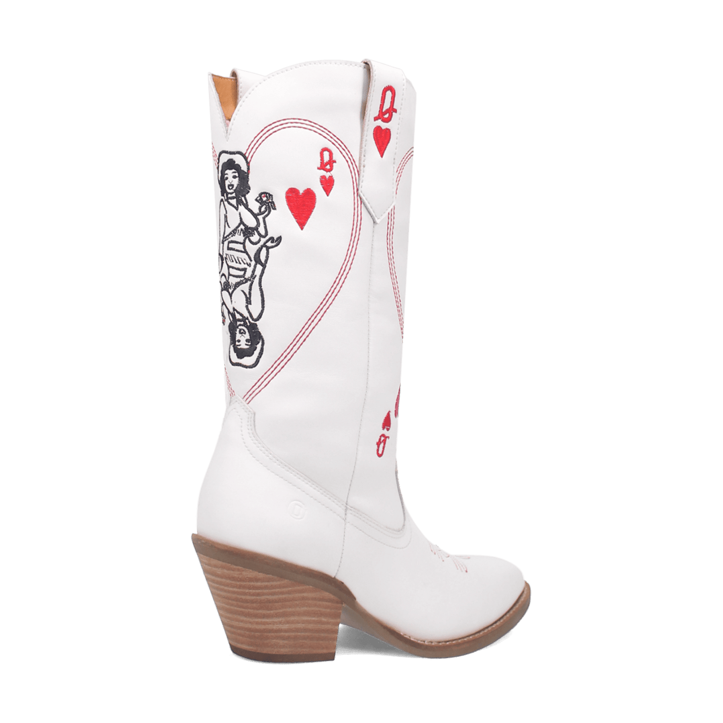 Dingo1969 QUEEN A HEARTS LEATHER BOOT