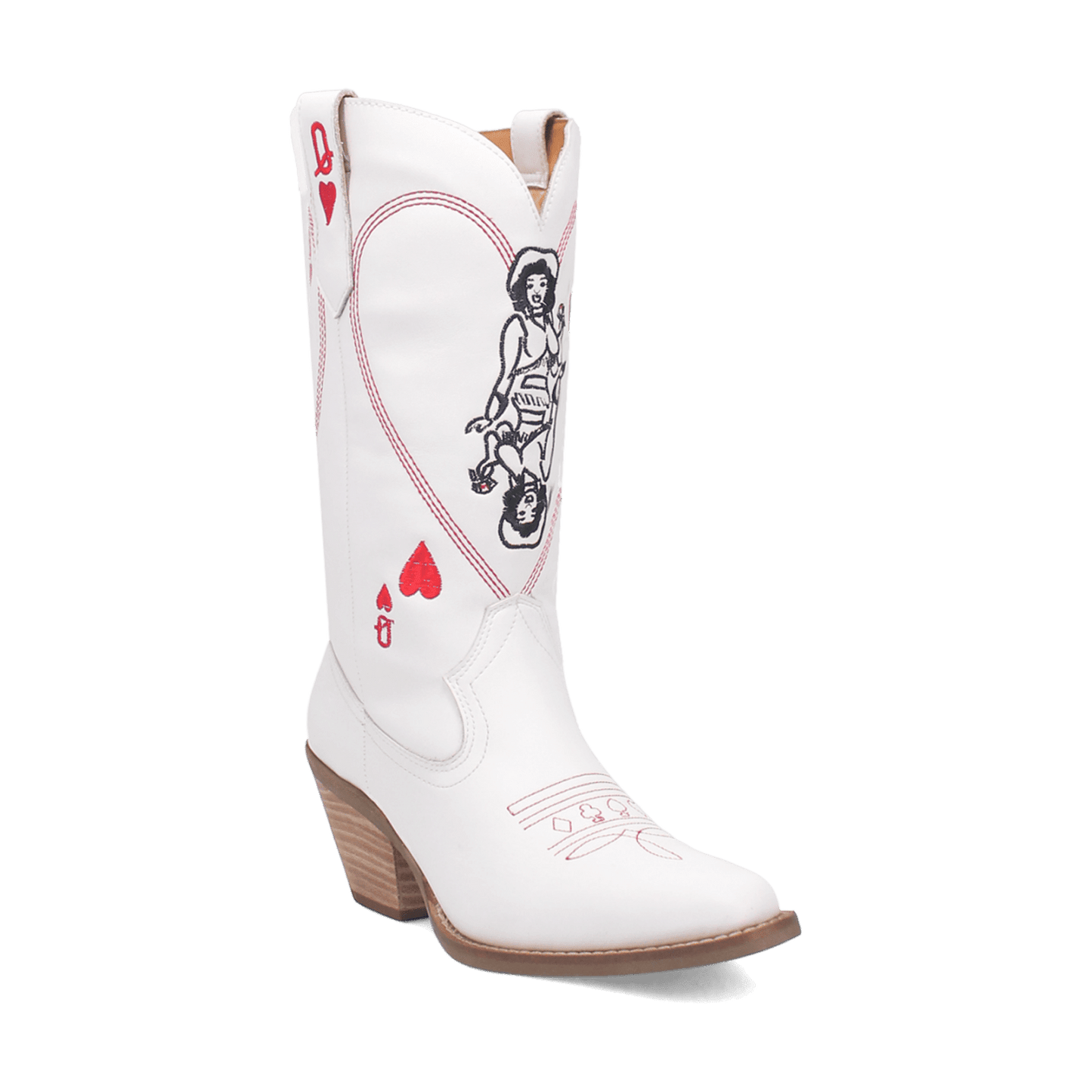 Dingo1969 QUEEN A HEARTS LEATHER BOOT