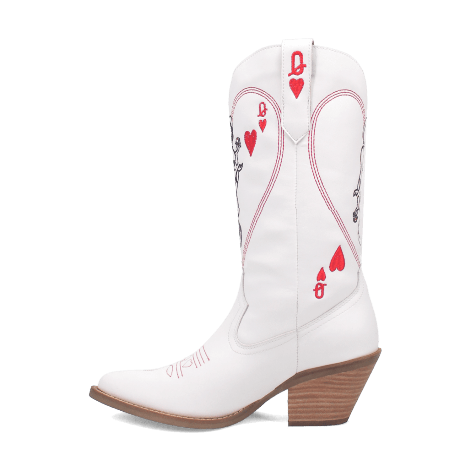 Dingo1969 QUEEN A HEARTS LEATHER BOOT