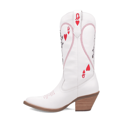 Dingo1969 QUEEN A HEARTS LEATHER BOOT