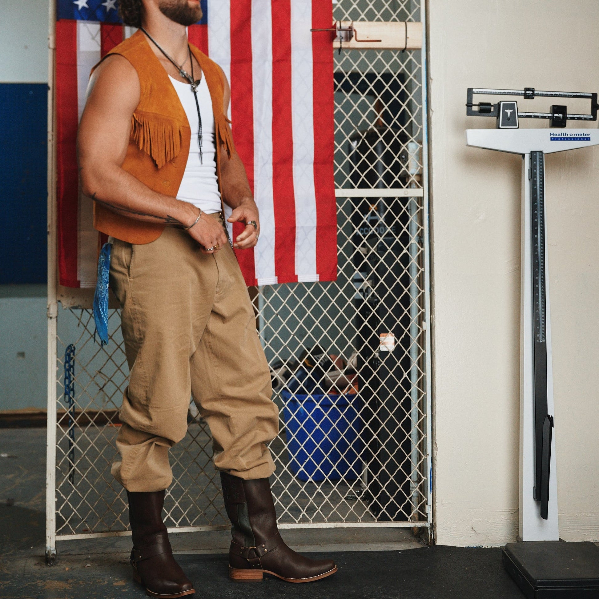 Dingo1969 PATRIOT LEATHER BOOT