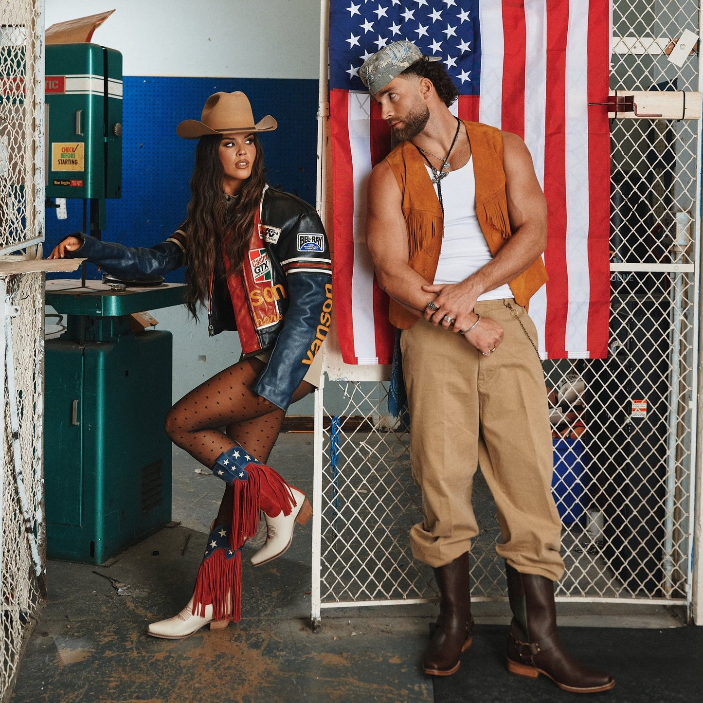Dingo1969 PATRIOT LEATHER BOOT