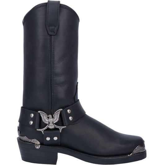 Dingo1969 CHOPPER LEATHER HARNESS BOOT