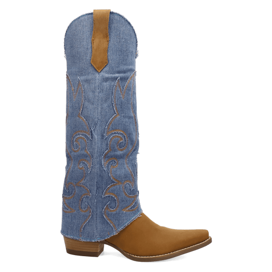 Dingo1969 BLUE JEAN BABY LEATHER BOOT