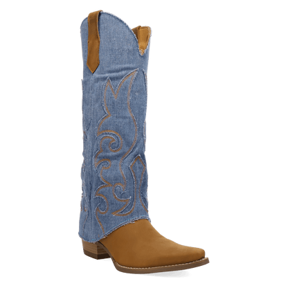 Dingo1969 BLUE JEAN BABY LEATHER BOOT