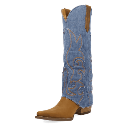Dingo1969 BLUE JEAN BABY LEATHER BOOT