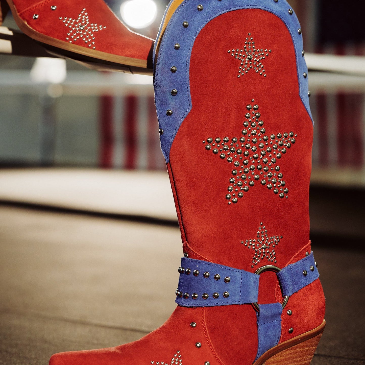 Dingo1969 LUCKY STARS SUEDE LEATHER BOOT