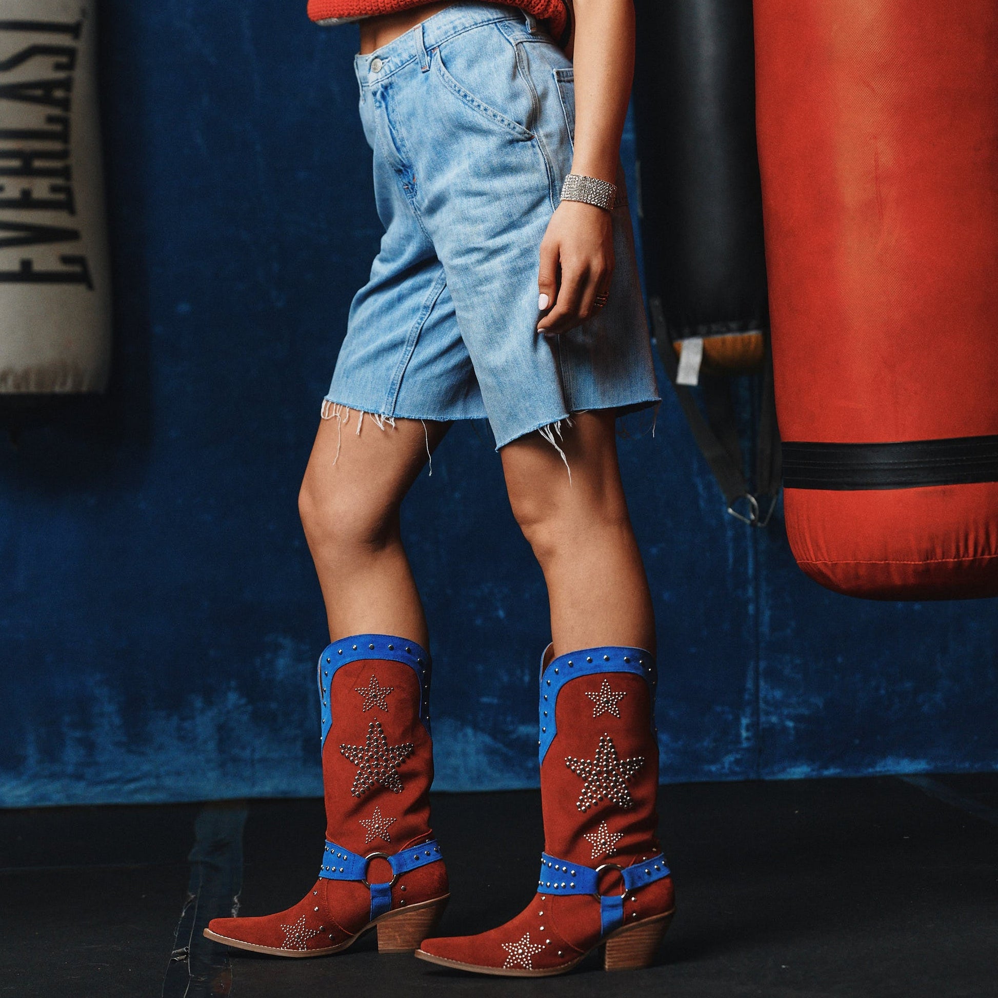 Dingo1969 LUCKY STARS SUEDE LEATHER BOOT