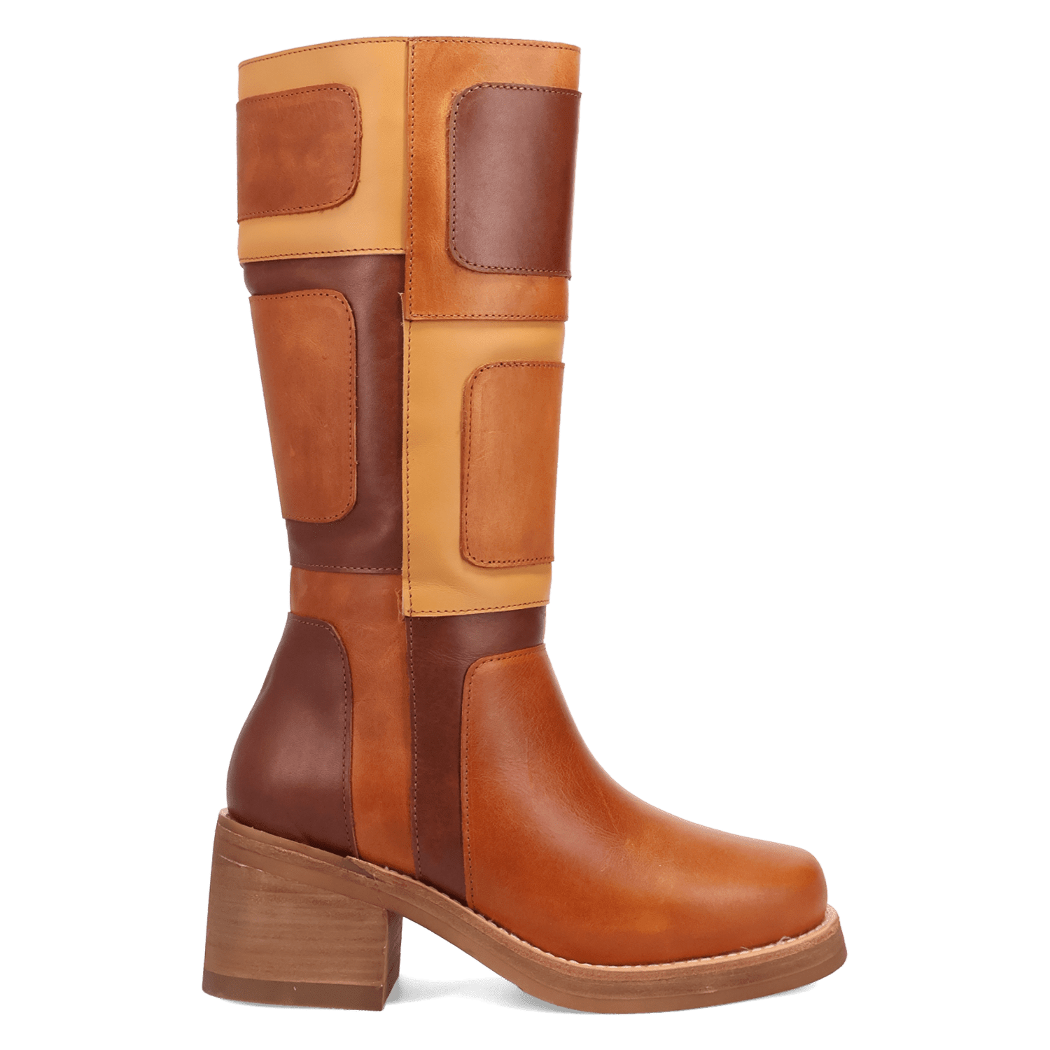 Dingo1969 PATCHES LEATHER BOOT