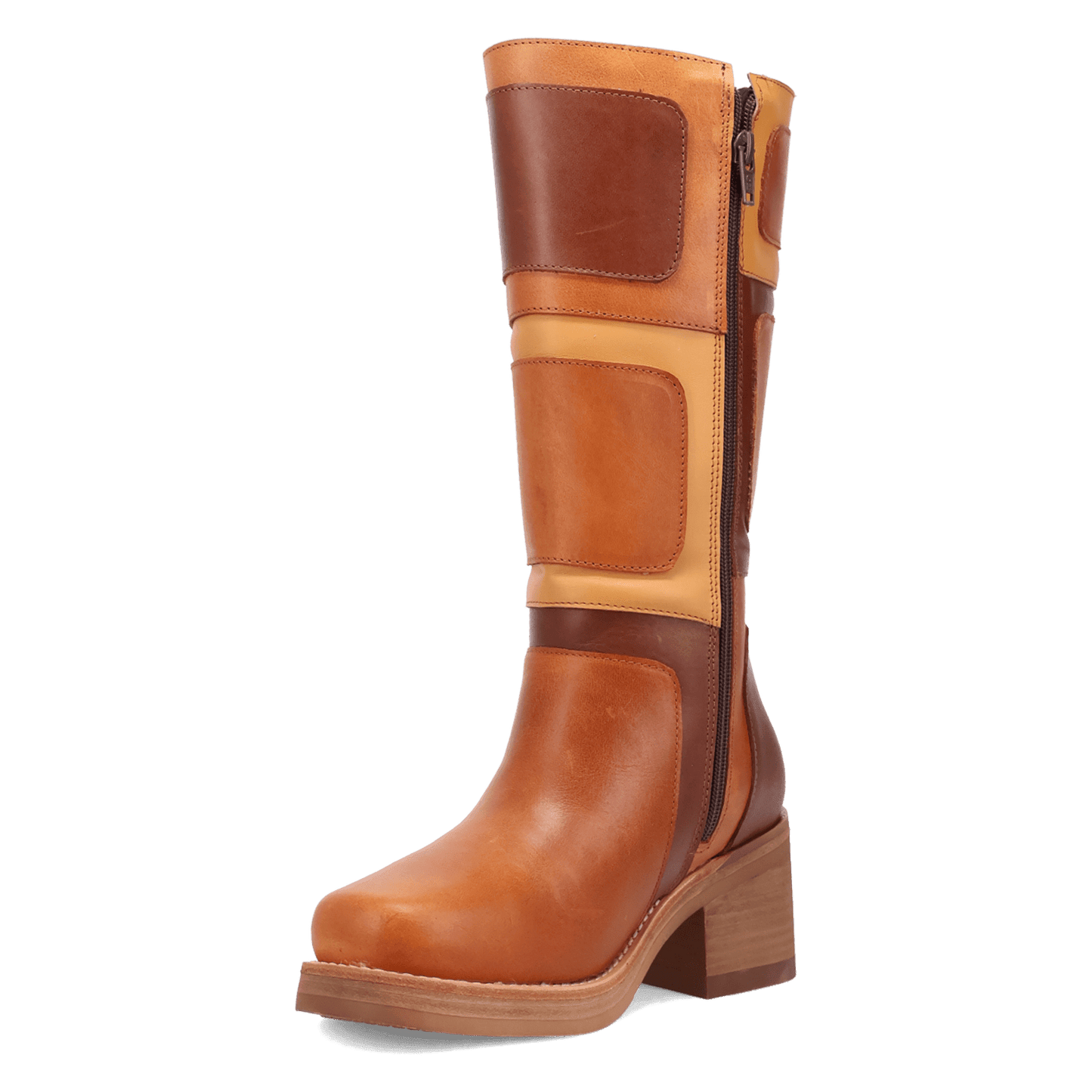 Dingo1969 PATCHES LEATHER BOOT