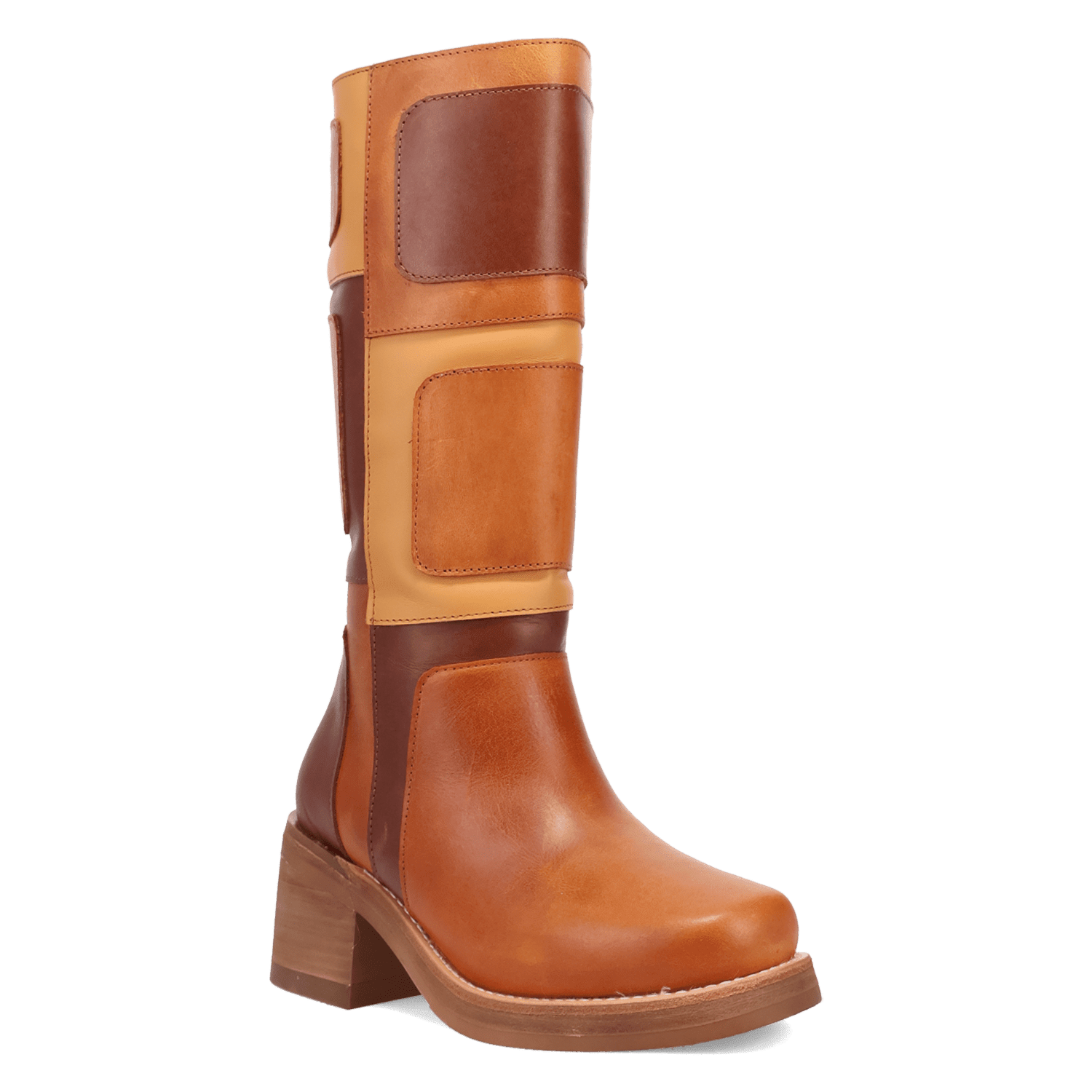 Dingo1969 PATCHES LEATHER BOOT
