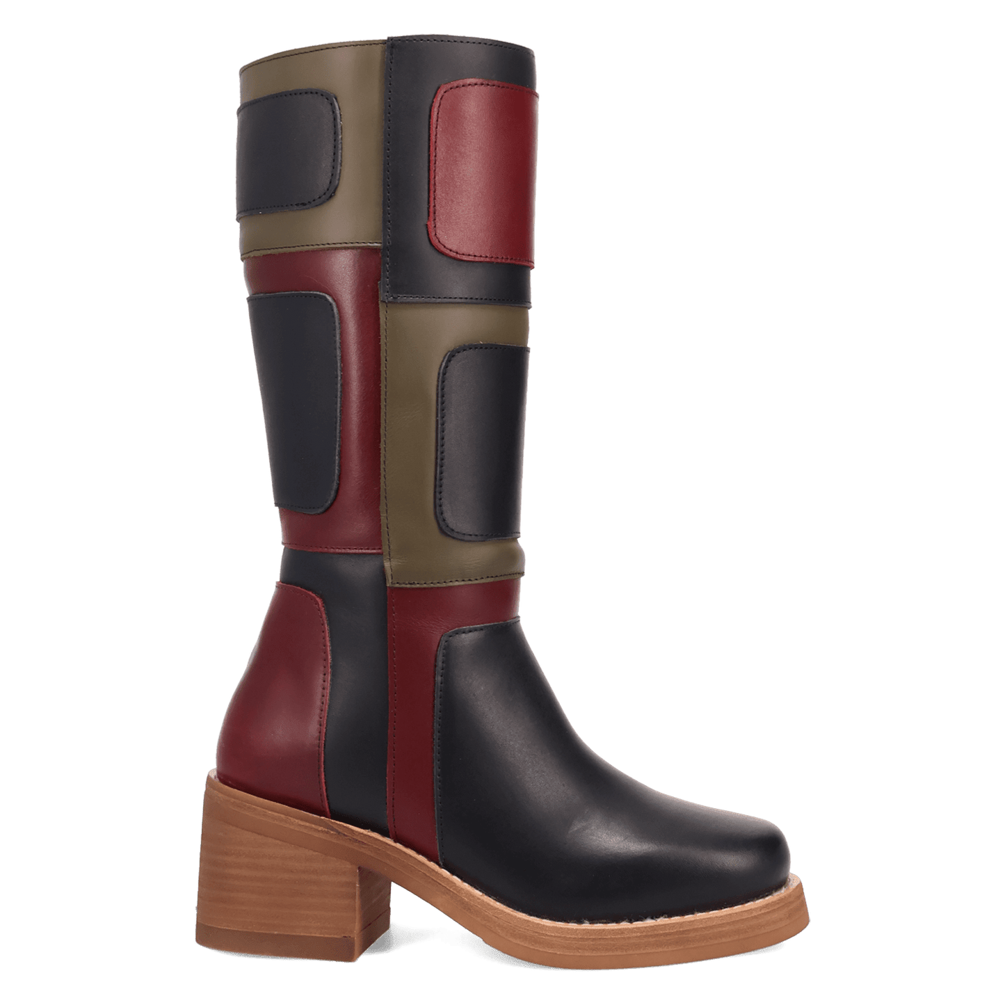 Dingo1969 PATCHES LEATHER BOOT