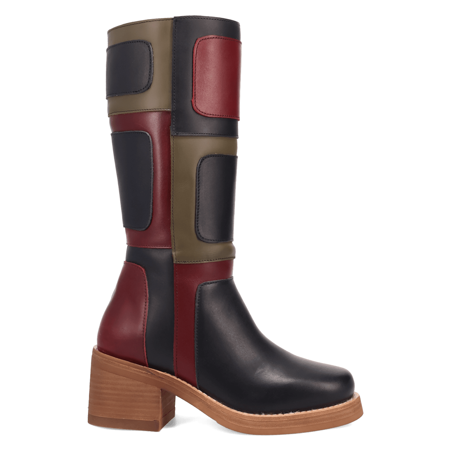 Dingo1969 PATCHES LEATHER BOOT