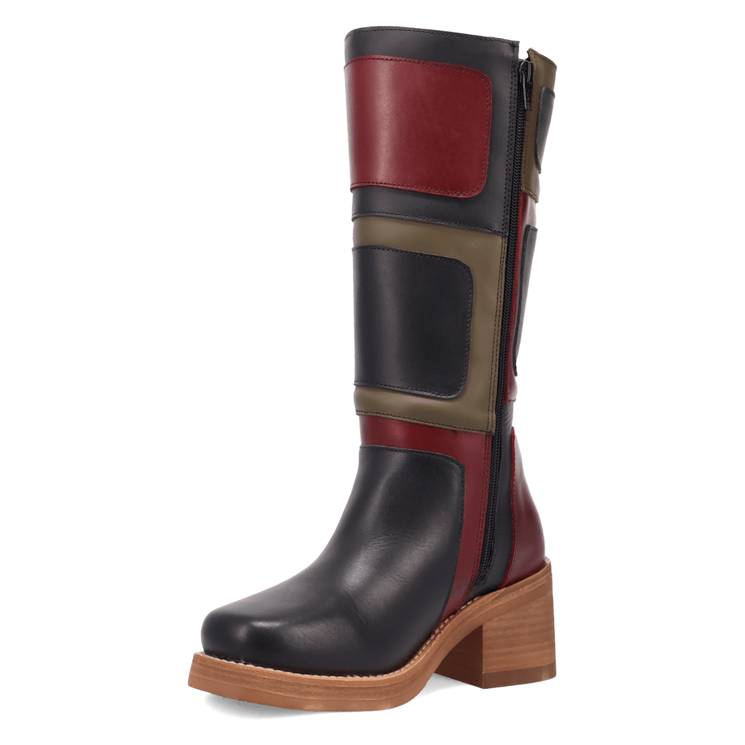 Dingo1969 PATCHES LEATHER BOOT
