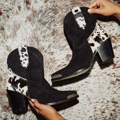 Dingo1969 TEXAS CHARM SUEDE LEATHER BOOTIE