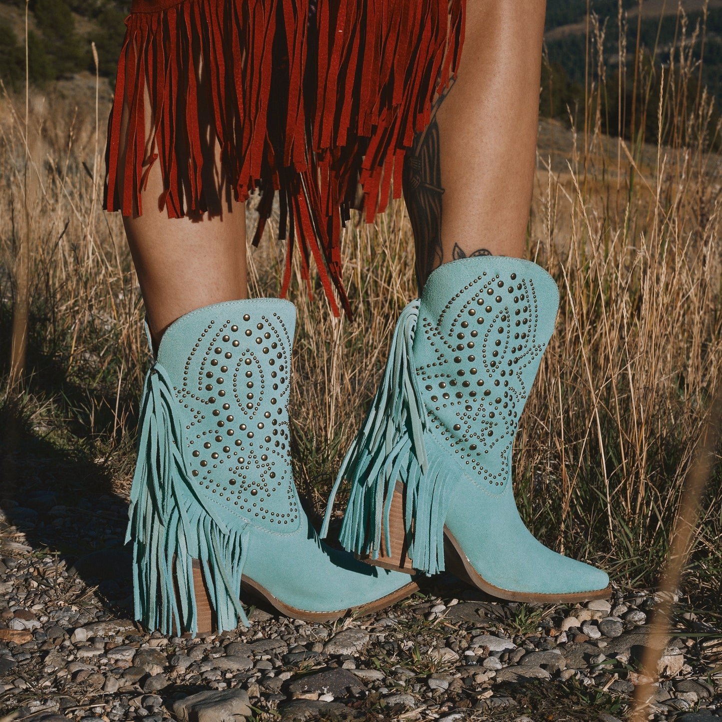 Dingo1969 STAR POWER SUEDE LEATHER BOOTIE
