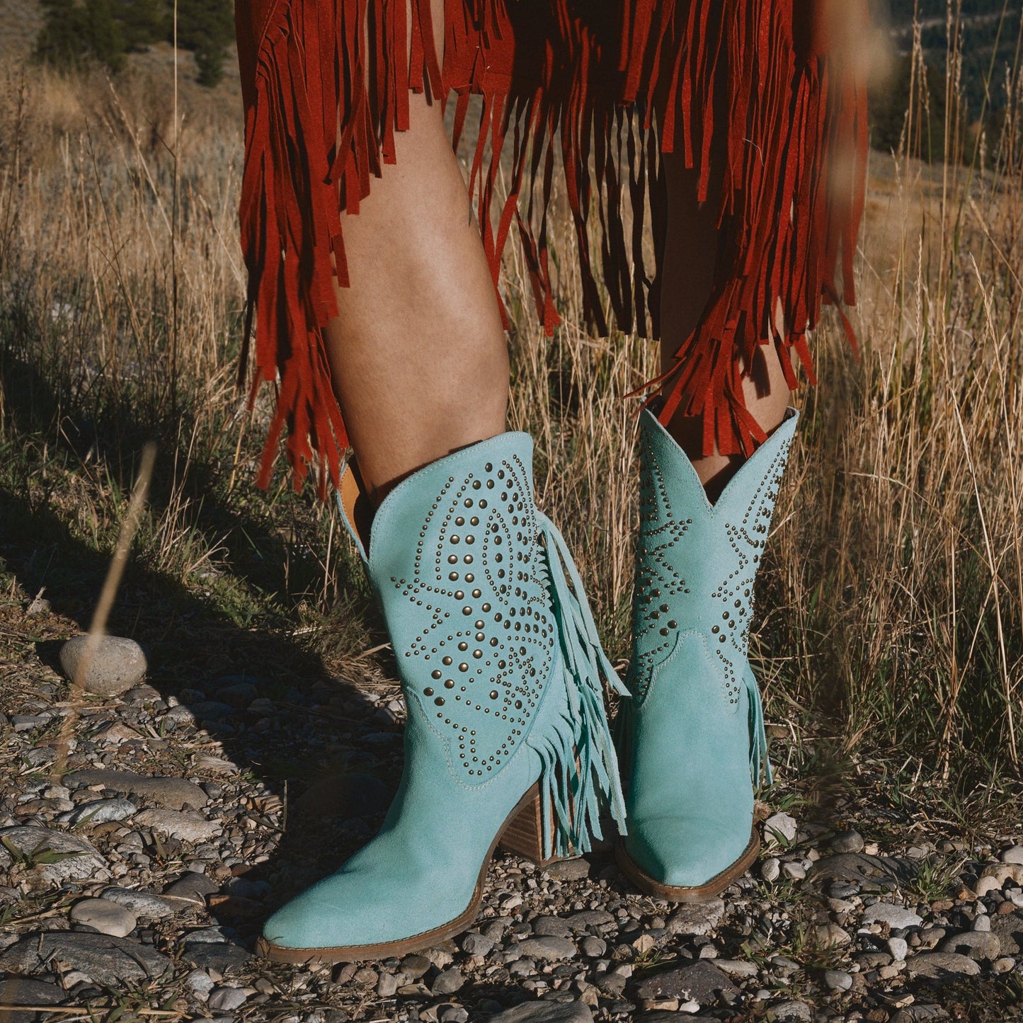 Dingo1969 STAR POWER SUEDE LEATHER BOOTIE