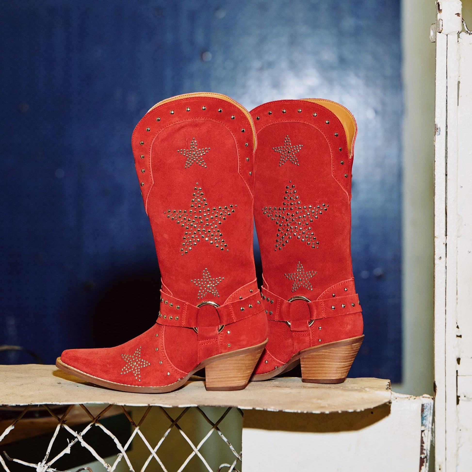 Dingo1969 LUCKY STARS SUEDE LEATHER BOOT