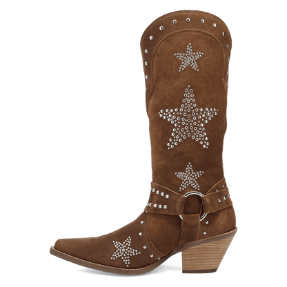 Dingo1969 LUCKY STARS SUEDE LEATHER BOOT