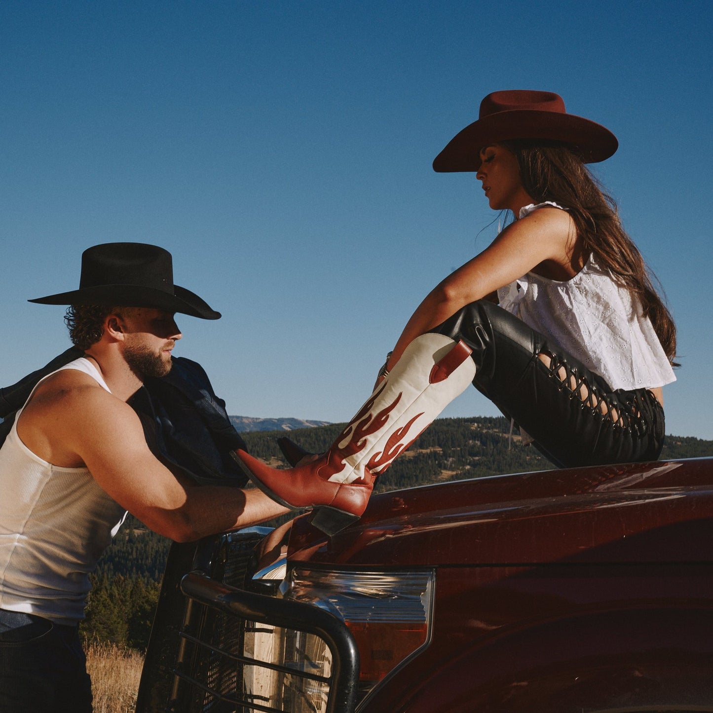 Dingo1969 BURNIN' LOVE LEATHER BOOT