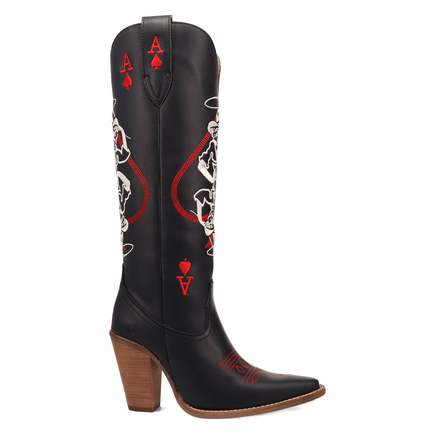 Dingo1969 ACE OF SPADES LEATHER BOOT