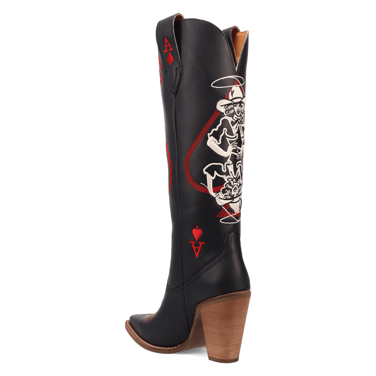 Dingo1969 ACE OF SPADES LEATHER BOOT